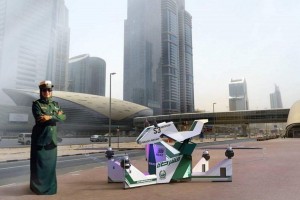 Полиция Дубаи пересаживается на летающие мотоциклы