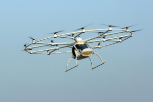 Первые испытания беспилотного летающего автомобиля